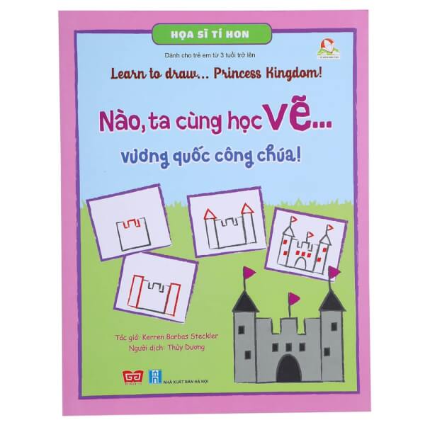 Họa sĩ tí hon - Learn to draw...  Princess Kingdom! - Nào, ta cùng học vẽ...vương quốc công chúa!