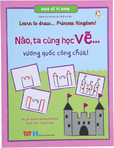 Họa sĩ tí hon - Learn to draw...  Princess Kingdom! - Nào, ta cùng học vẽ...vương quốc công chúa!
