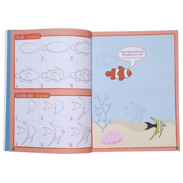 Họa sĩ tí hon - Learn to draw...  Ocean Wonders! - Nào, ta cùng học vẽ...đại dương diệu kỳ!