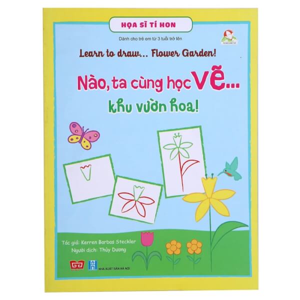 Họa sĩ tí hon - Learn to draw...   Flower Garden! - Nào, ta cùng học vẽ...khu vườn hoa!