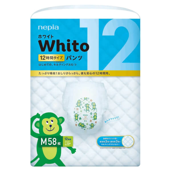 Bỉm tã quần Whito size M 58 miếng (7-10kg)