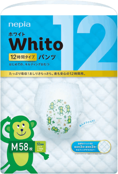 Bỉm tã quần Whito size M 58 miếng (7-10kg)