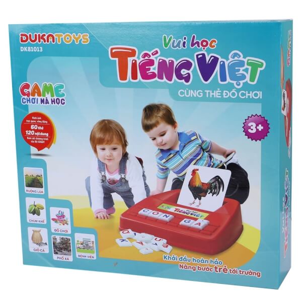Vui học tiếng Việt bằng thẻ đồ chơi - DK 81013