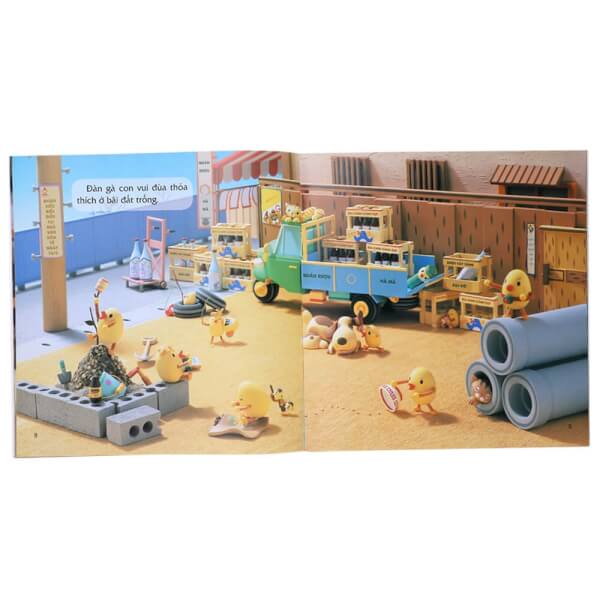 Truyện Ehon - Gà mẹ Cục Tác và đàn con lông vàng - Chào mừng em Trứng