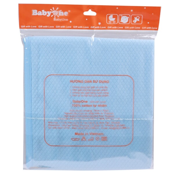 Mền xốp BabyOne (xanh, hồng)