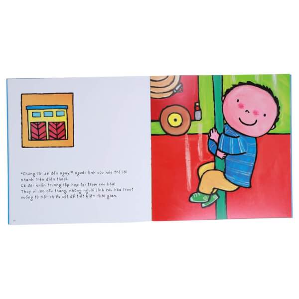 Cuốn sách lớn rực rỡ về lính cứu hỏa