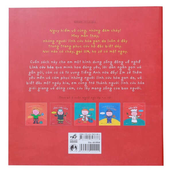 Cuốn sách lớn rực rỡ về lính cứu hỏa