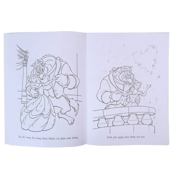 Tô màu cùng Công chúa: Người đẹp và Quái thú cùng những câu chuyện khác