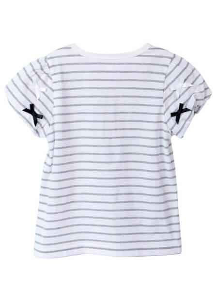 Áo thun bé gái tay ngắn CF G0320006 (Xám)