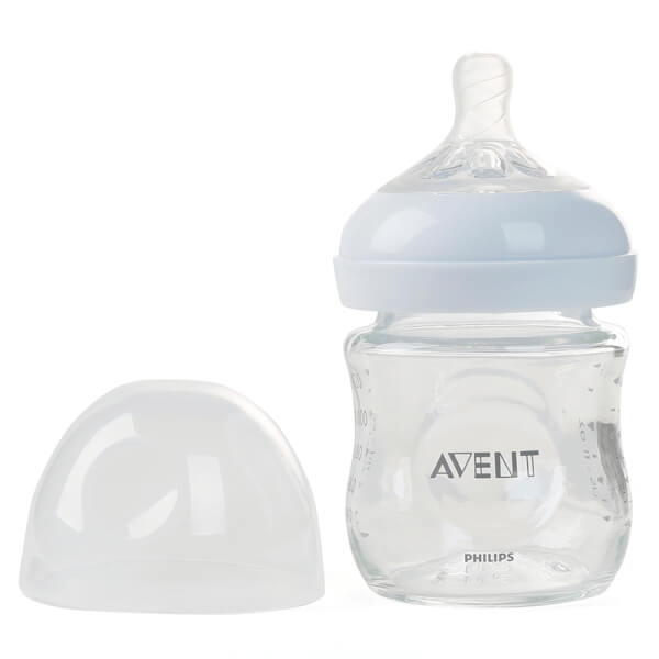 Bình sữa Philips Avent Natural thủy tinh cổ rộng mô phỏng tự nhiên 120ml (SCF671/13)