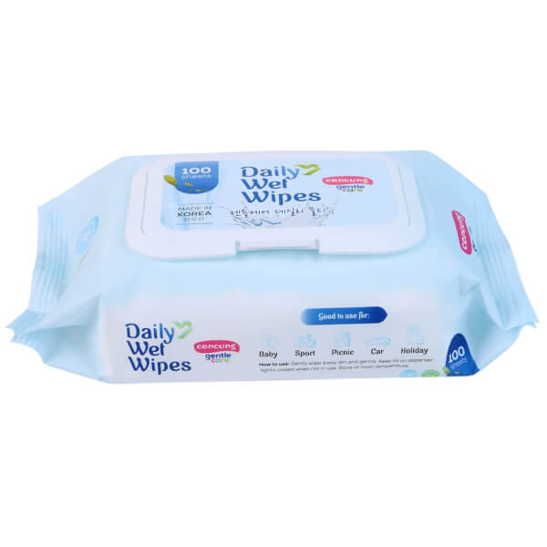 Khăn ướt Daily ConCung Gentle Care tiết kiệm 100 tờ
