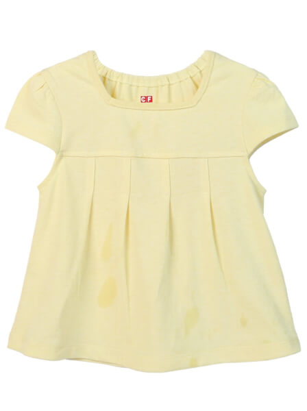 Áo thun bé gái tay ngắn CF G0320009 Vàng