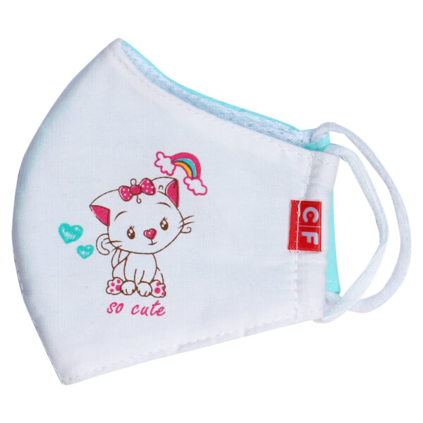 Cặp 2 đôi khẩu trang bé gái CF I0120022 (5-6Y,Nhiều màu)