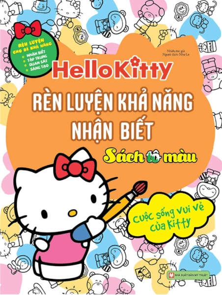 30_Hello Kitty - RLKN nhận biết (tô màu) Cuộc sống vui vẻ của Kitty