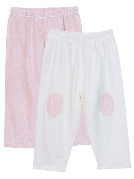 Cặp 2 quần thun bé gái dài CF G0420030 (Hồng)