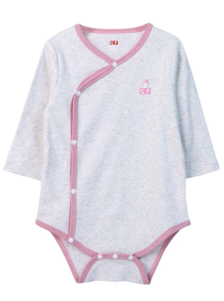 Body bé gái tam giác CF G0420043 (12M,Xám nhạt)