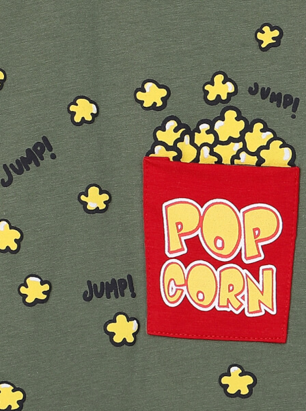 Áo thun bé trai tay ngắn CF B0520013 Xanh