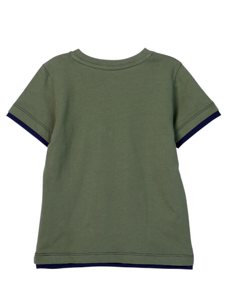 Áo thun bé trai tay ngắn CF B0520012 Xanh