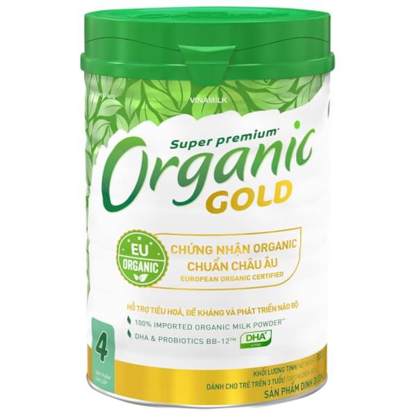 Sữa Vinamilk Organic Gold 4 850g (trên 3 tuổi)