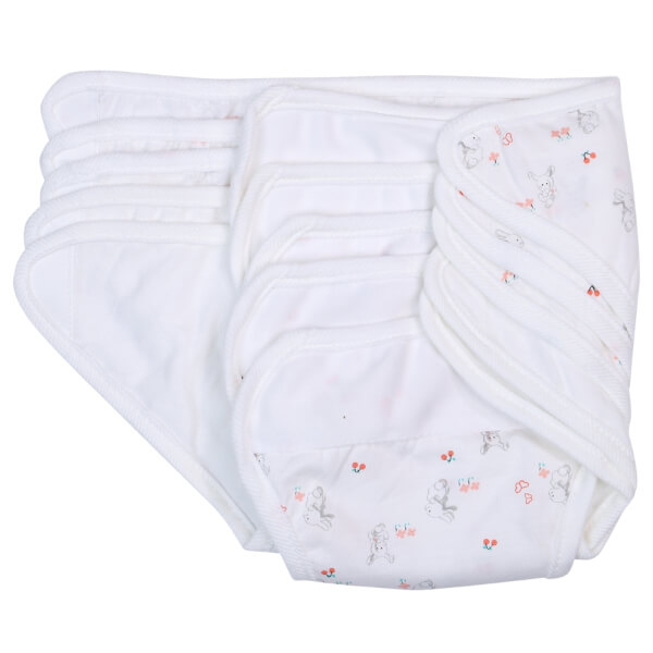 Tã vải sơ sinh dán 5 cái CF I129016 (cỡ 1/2/3,Trắng)