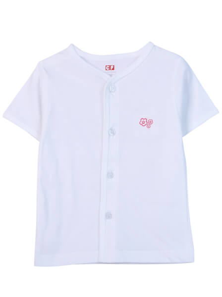 Cặp áo sơ sinh cài giữa tay ngắn CF I0420006 (Hồng)