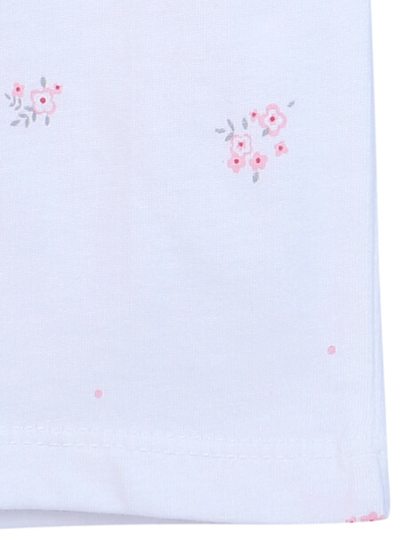 Cặp áo sơ sinh cài giữa tay ngắn CF I0420006 (Hồng)