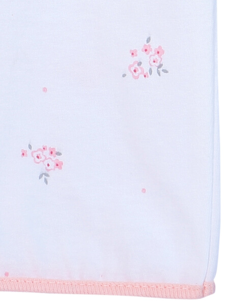 Cặp áo sơ sinh cài chéo tay ngắn CF I0420006 (Hồng)