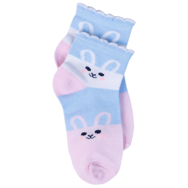 Cặp 2 đôi vớ bé gái Bamboo CF I0120032 (3-4Y,Nhiều màu)