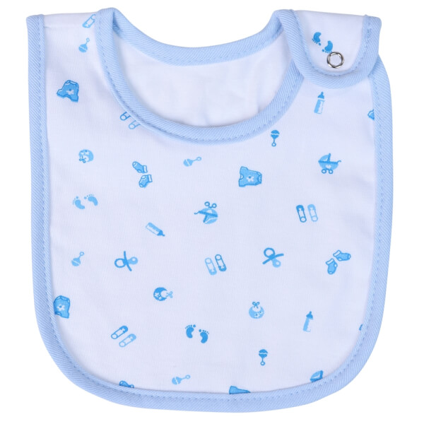 Yếm sơ sinh cài nút 2 cái CF I129017 (1,Xanh)