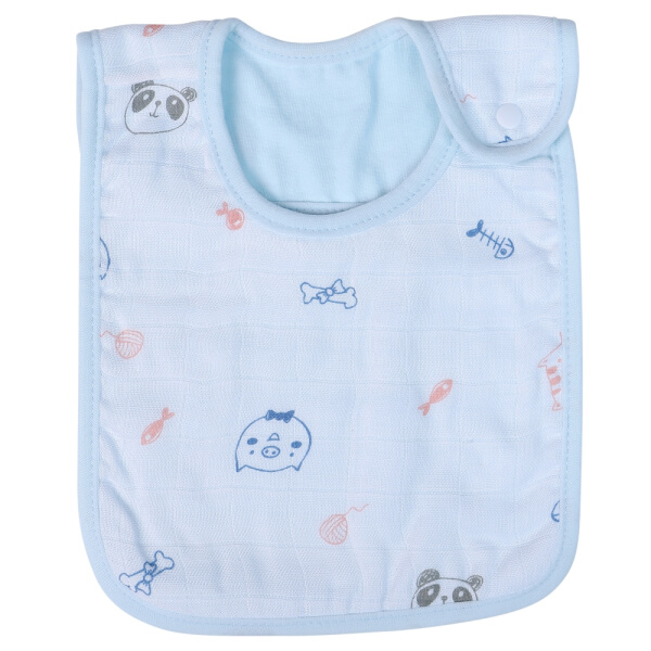 Yếm sơ sinh cài nút 2 cái CF I129017 (1,Xanh)