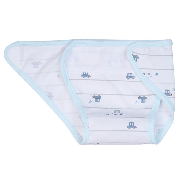 Tã vải sơ sinh dán 5 cái CF I129016 (cỡ 1/2/3,Xanh)