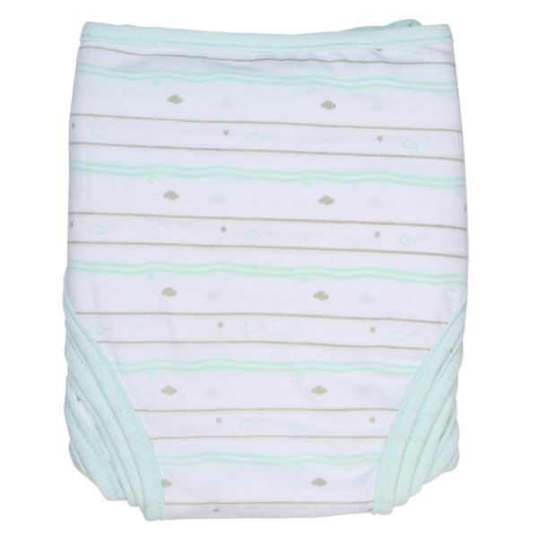 Tã vải sơ sinh dán 5 cái CF I129016 (cỡ 1/2/3,Xanh ngọc)