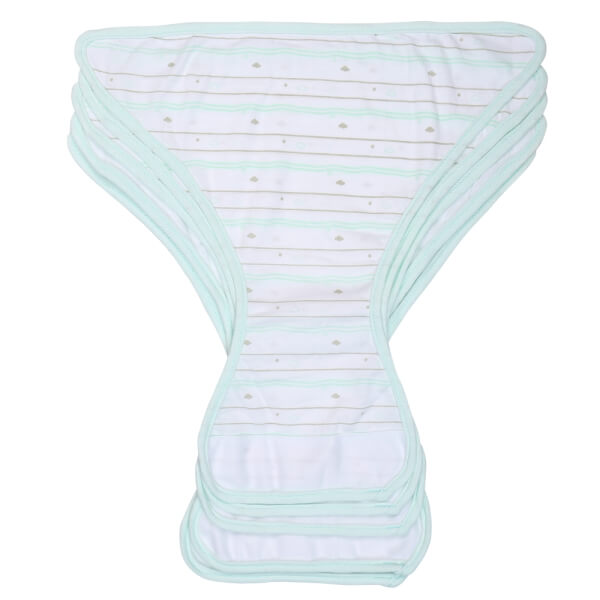 Tã vải sơ sinh dán 5 cái CF I129016 (cỡ 1/2/3,Xanh ngọc)