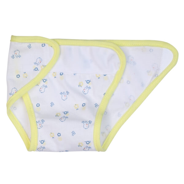 Tã vải sơ sinh dán 5 cái CF I129016 (cỡ 1/2/3,Vàng)