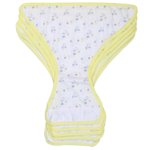 Tã vải sơ sinh dán 5 cái CF I129016 (cỡ 1/2/3,Vàng)