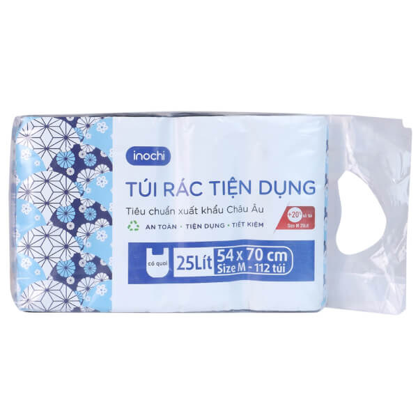 Lô túi rác tiện dụng Soji 4 x 25L