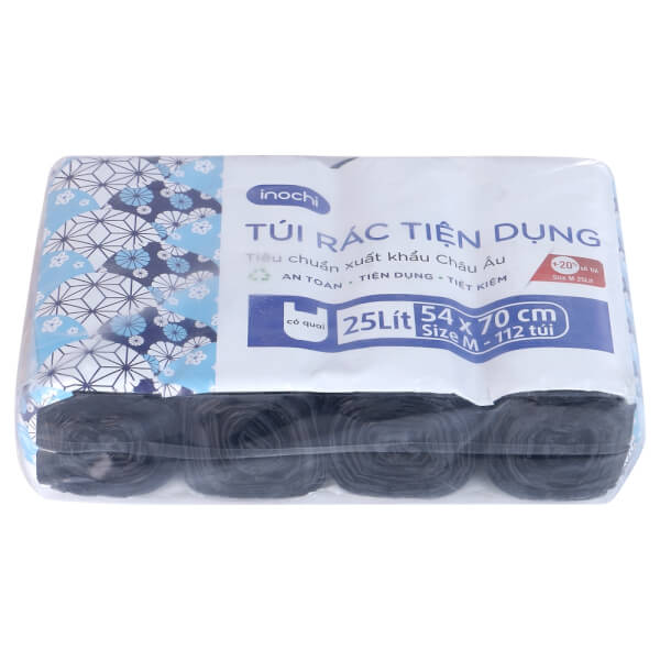 Lô túi rác tiện dụng Soji 4 x 25L