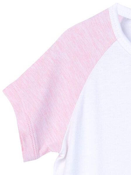 Bộ sơ sinh ngắn vải kháng khuẩn CF I0820013 (3M/6M/9M,Trắng)