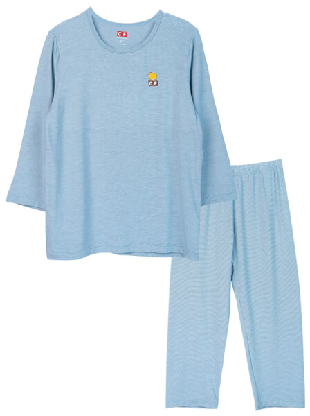 Bộ thun bé trai dài CF B0520003 (Xanh)