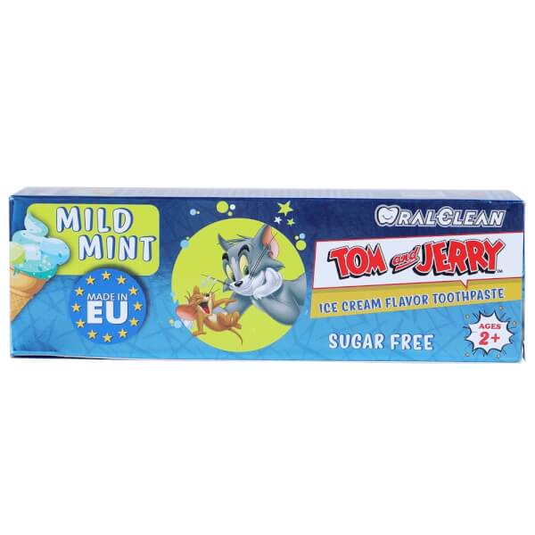 Kem đánh răng Oral Clean Tom&Jerry Mild Mint 75ml