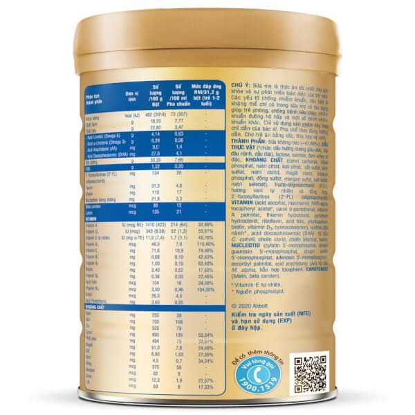 Sữa Similac Eye-Q số 3 900g (1-2 tuổi)