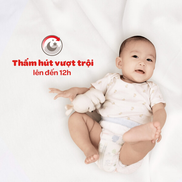 Bỉm tã quần siêu cao cấp Huggies Platinum size M 33 miếng (6-10kg)