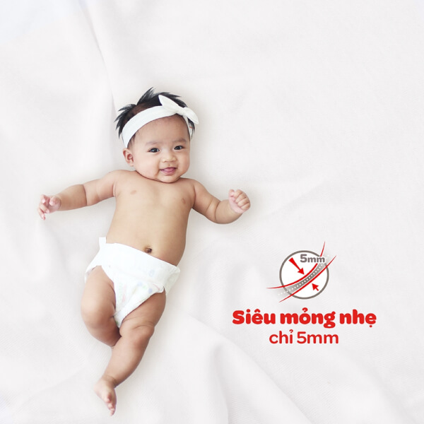 Bỉm tã quần siêu cao cấp Huggies Platinum size M 33 miếng (6-10kg)