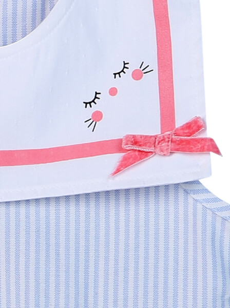 Đầm vải bé gái CF G0520022 Xanh