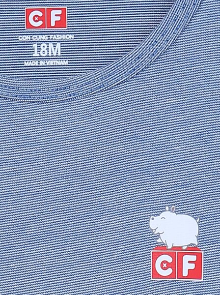 Bộ thun bé trai dài CF B0520002 (Xanh cổ vịt)