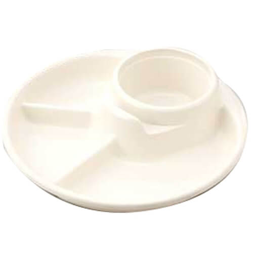 Khay ăn 3 ngăn cho bé có kèm khay để cốc, thìa dĩa (KBN)