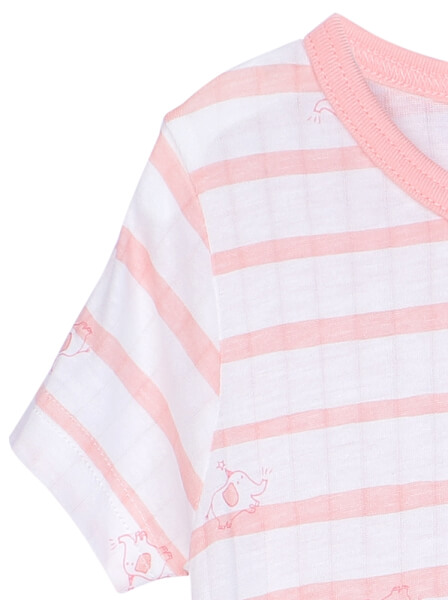 Body bé gái đùi CF G0620002 (3M/6M/9M/12M,Hồng)