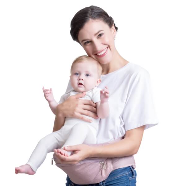 Địu có bệ đỡ cho bé AXT05 BeBéar (hồng)