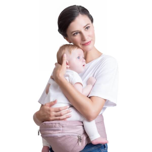 Địu có bệ đỡ cho bé AXT05 BeBéar (hồng)