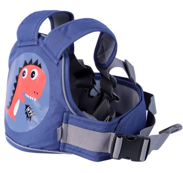 Đai đi xe máy BeBéar họa tiết khủng long (xanh)